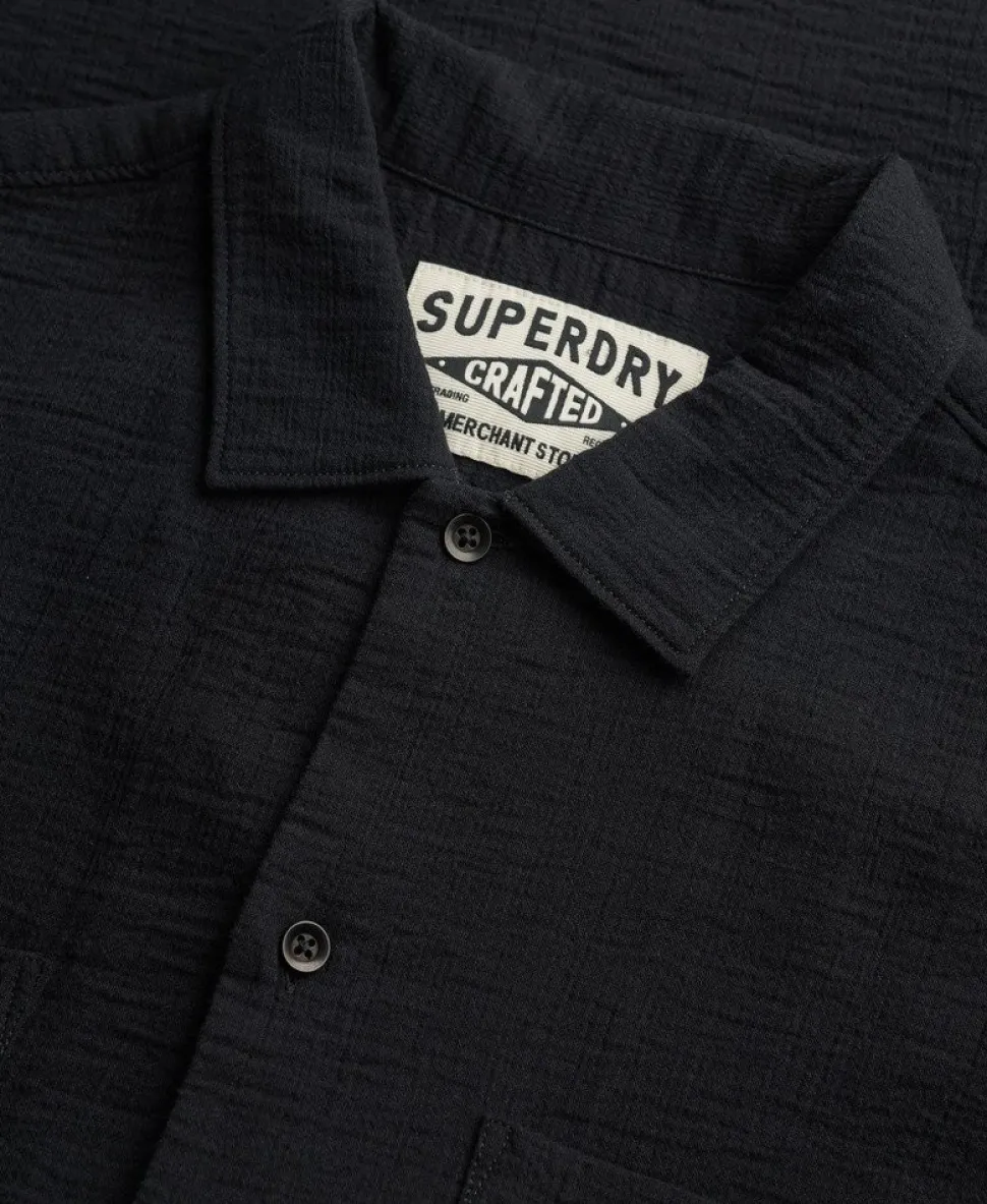 The Merchant Store - Textured Short Sleeve Shirt