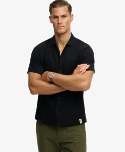 The Merchant Store - Textured Short Sleeve Shirt