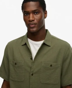 The Merchant Store - Textured Short Sleeve Shirt