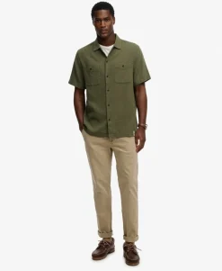 The Merchant Store - Textured Short Sleeve Shirt