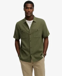 The Merchant Store - Textured Short Sleeve Shirt