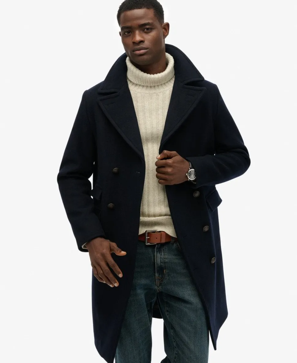 The Merchant Store - Wool Blend Long Coat