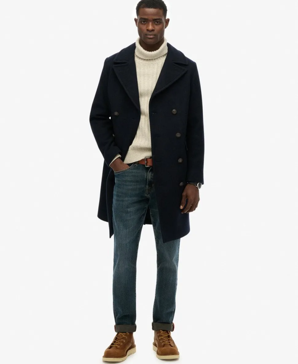 The Merchant Store - Wool Blend Long Coat