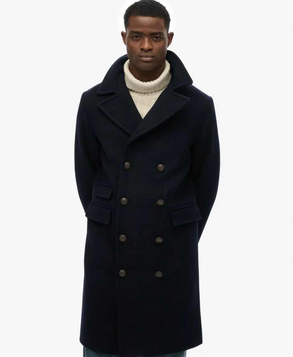 The Merchant Store - Wool Blend Long Coat