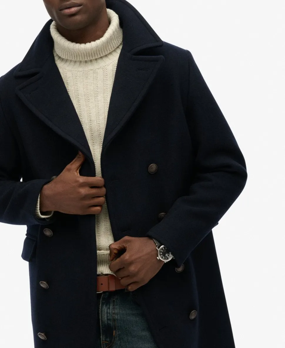The Merchant Store - Wool Blend Long Coat