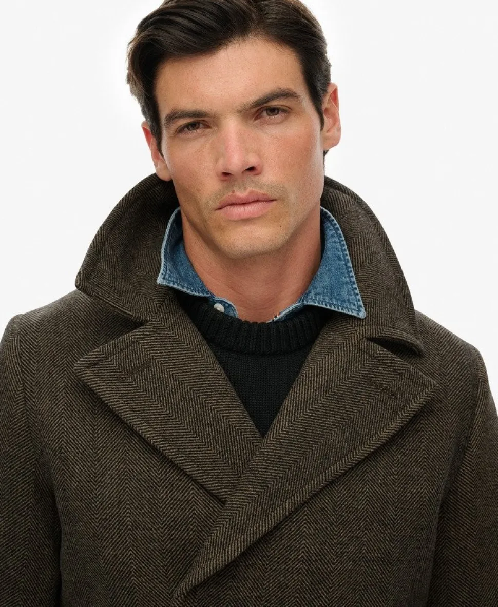 The Merchant Store - Wool Blend Long Coat