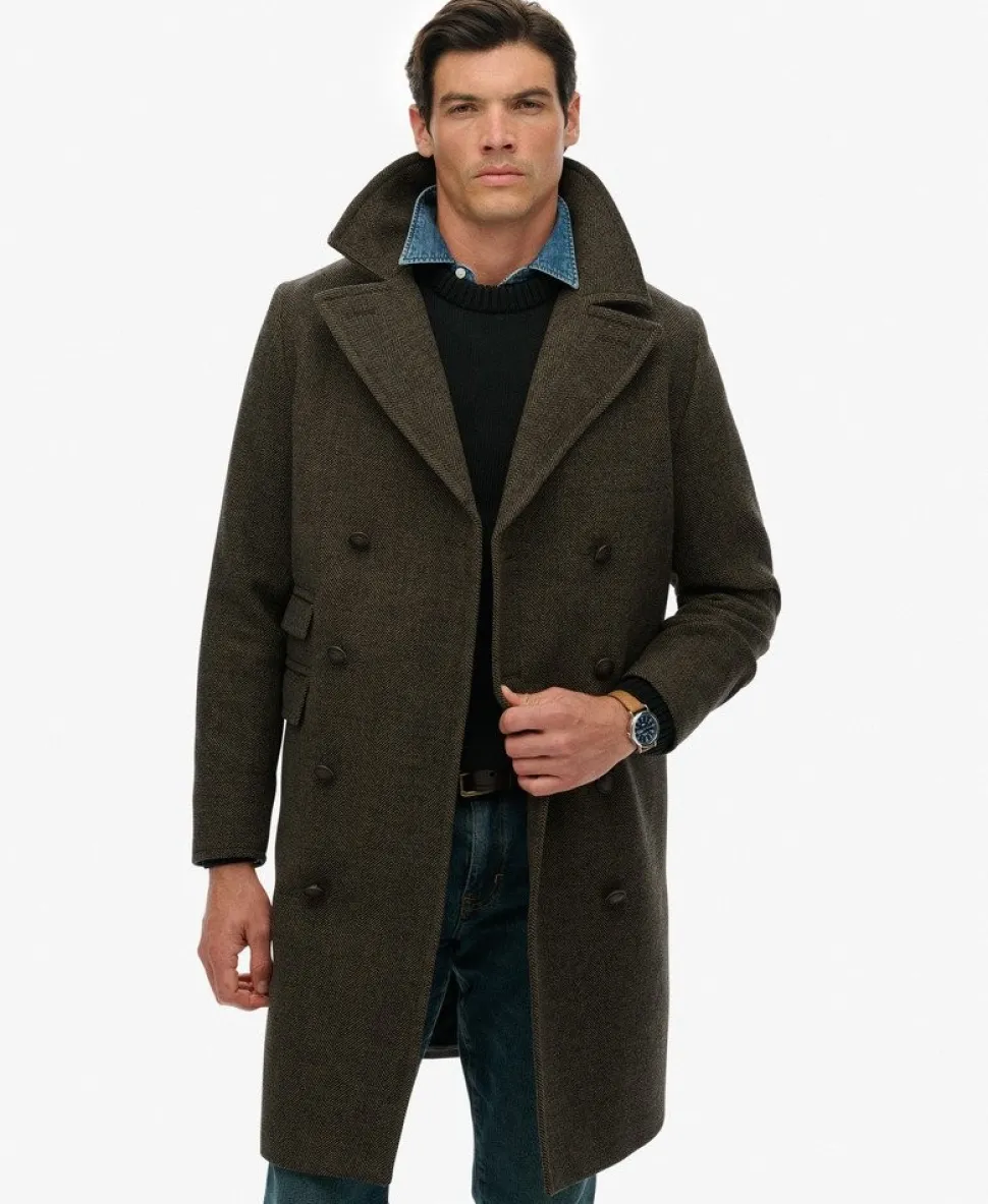 The Merchant Store - Wool Blend Long Coat