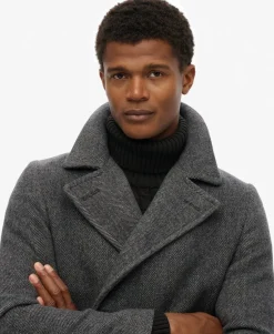 The Merchant Store - Wool Blend Pea Coat