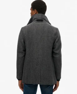 The Merchant Store - Wool Blend Pea Coat