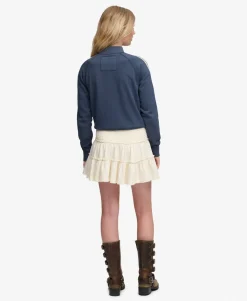 Tiered Jersey Mini Skirt