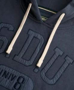 Tonal Applique Hoodie