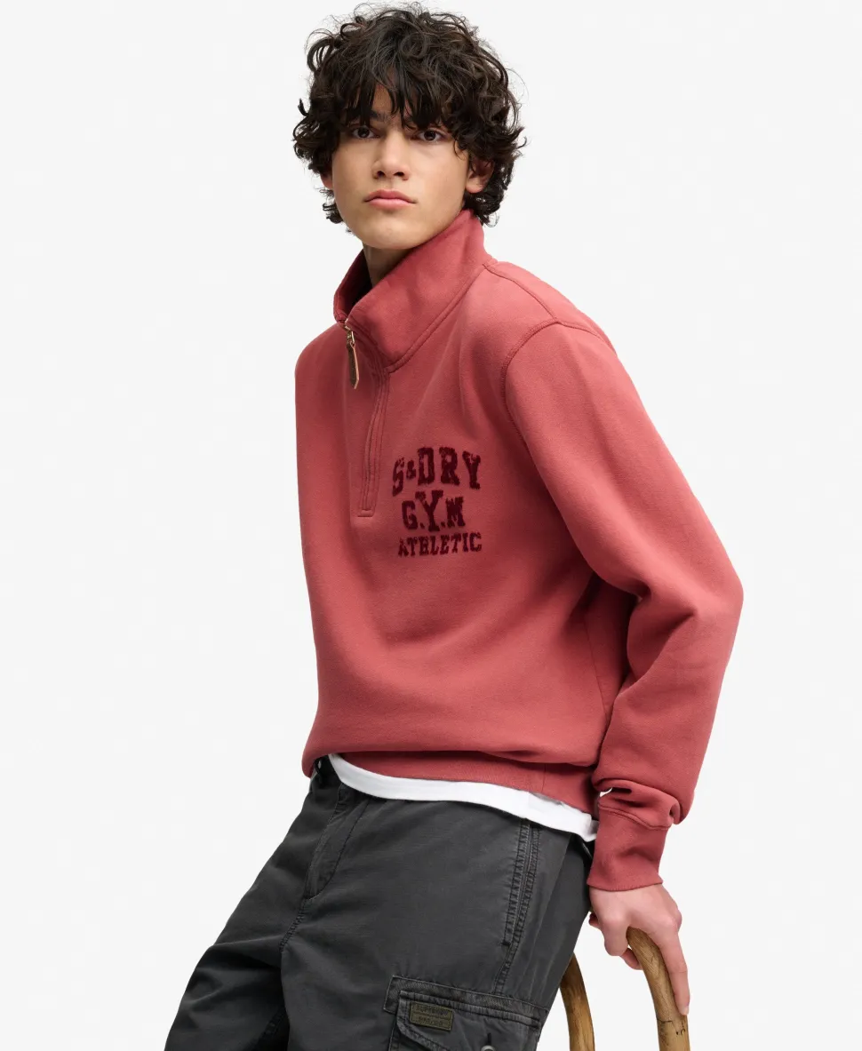 Tonal Half Zip Sweatshirt