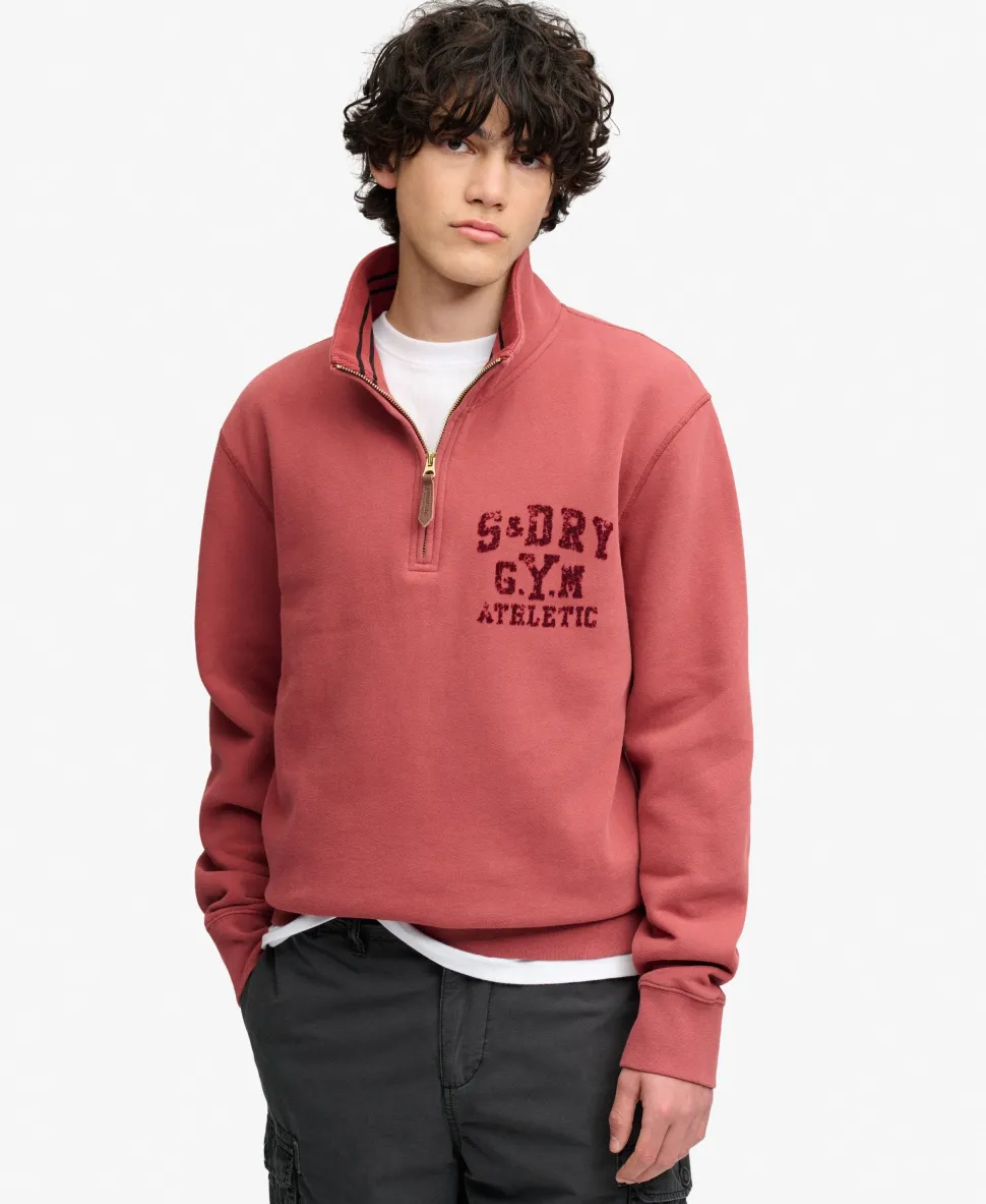 Tonal Half Zip Sweatshirt