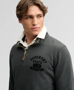 Tonal Half Zip Sweatshirt