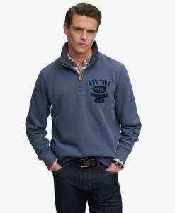 Tonal Half Zip Sweatshirt