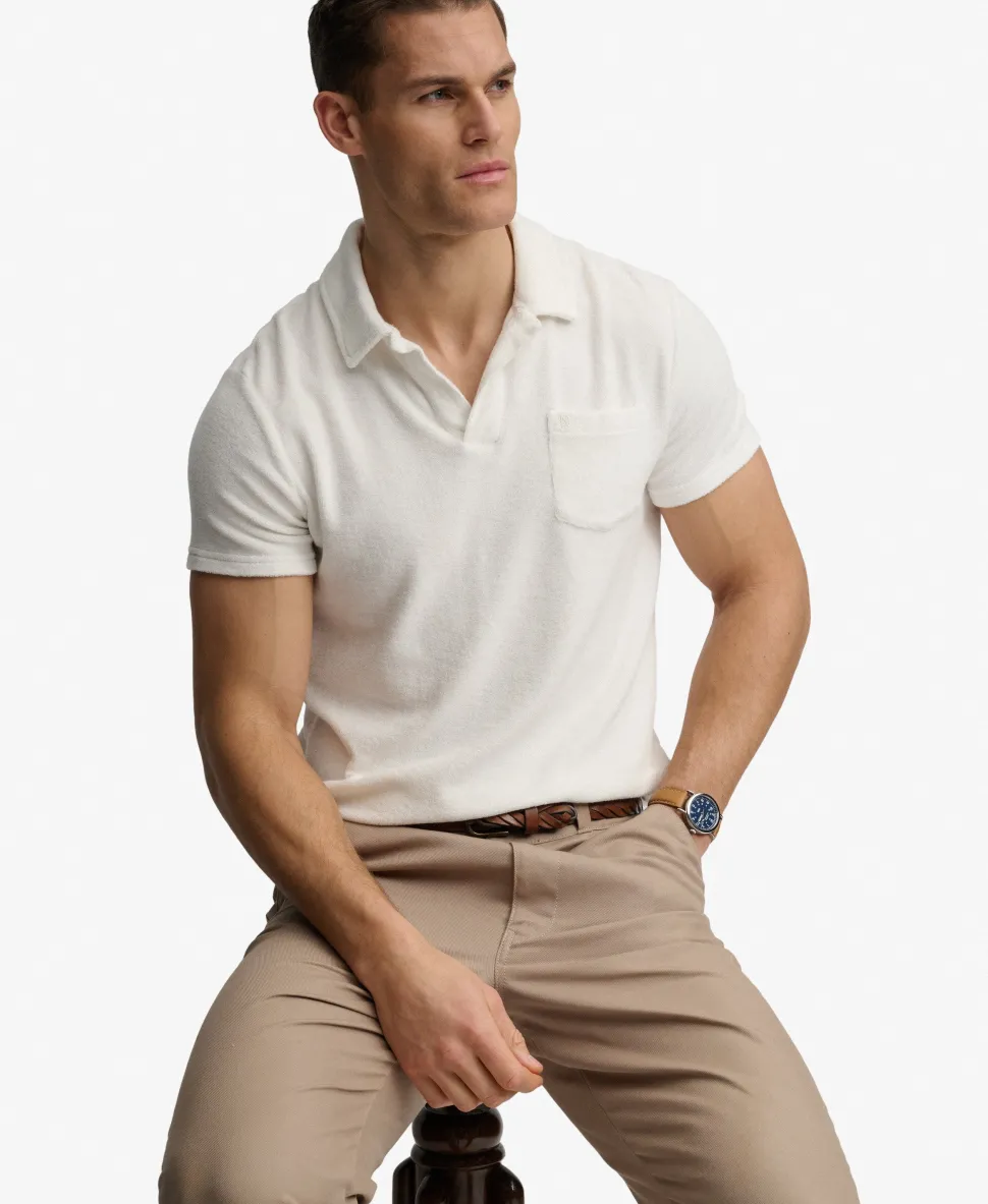 Towelling Polo Shirt