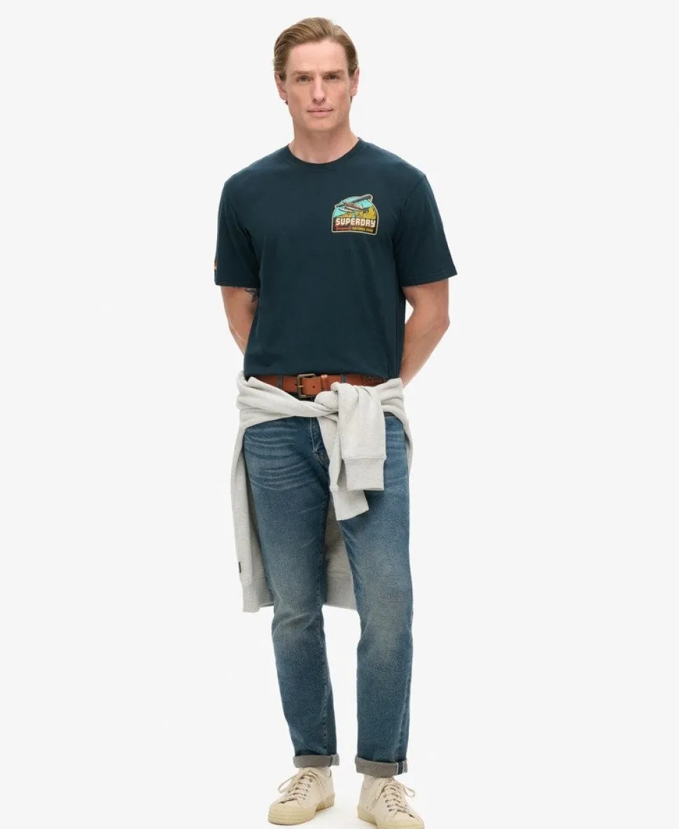 Travel Postcard Chest Print T-Shirt
