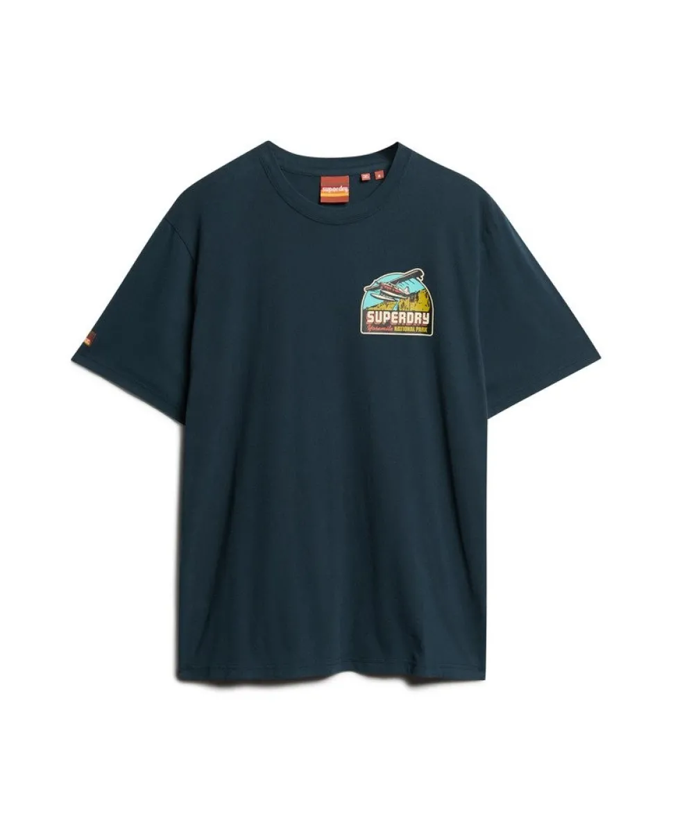 Travel Postcard Chest Print T-Shirt