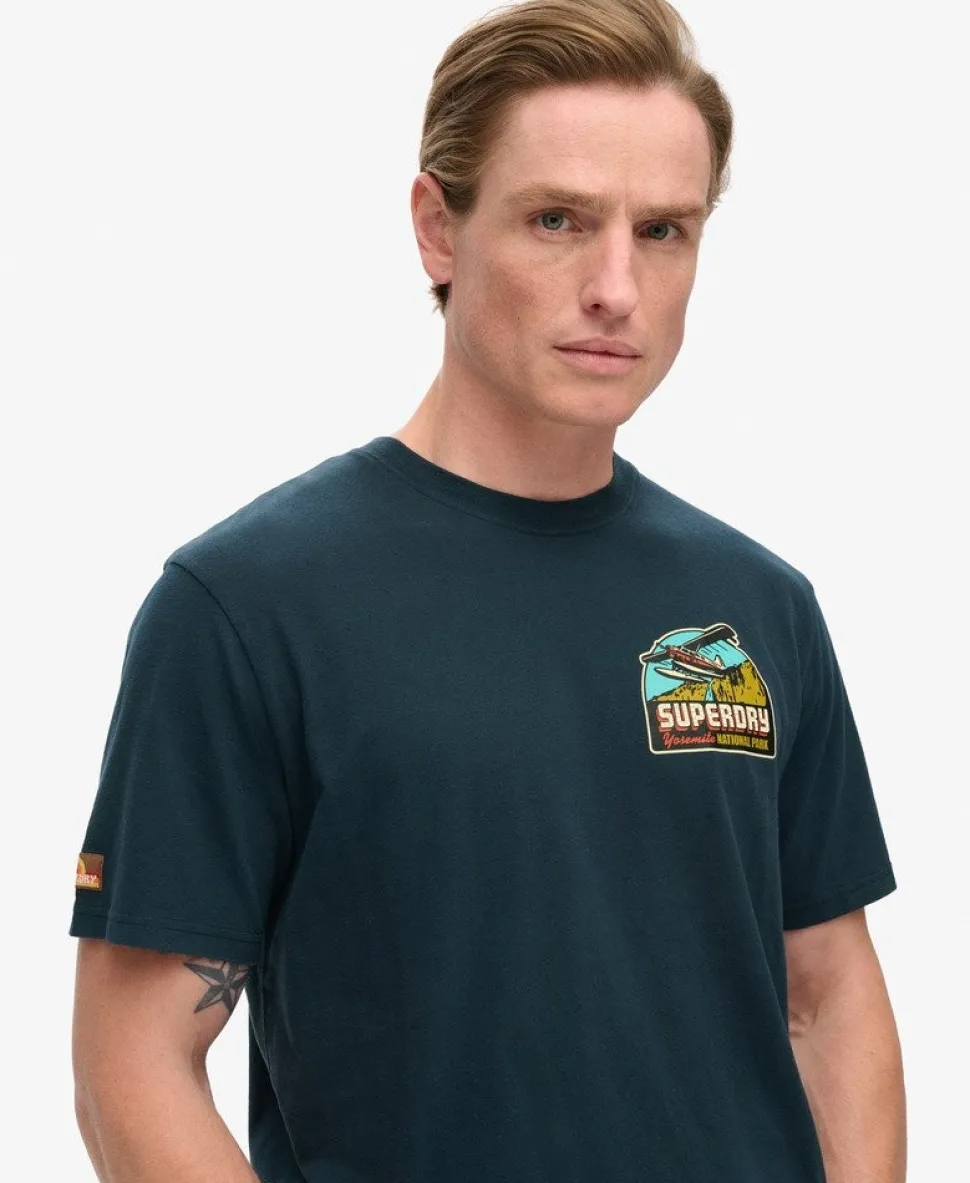 Travel Postcard Chest Print T-Shirt