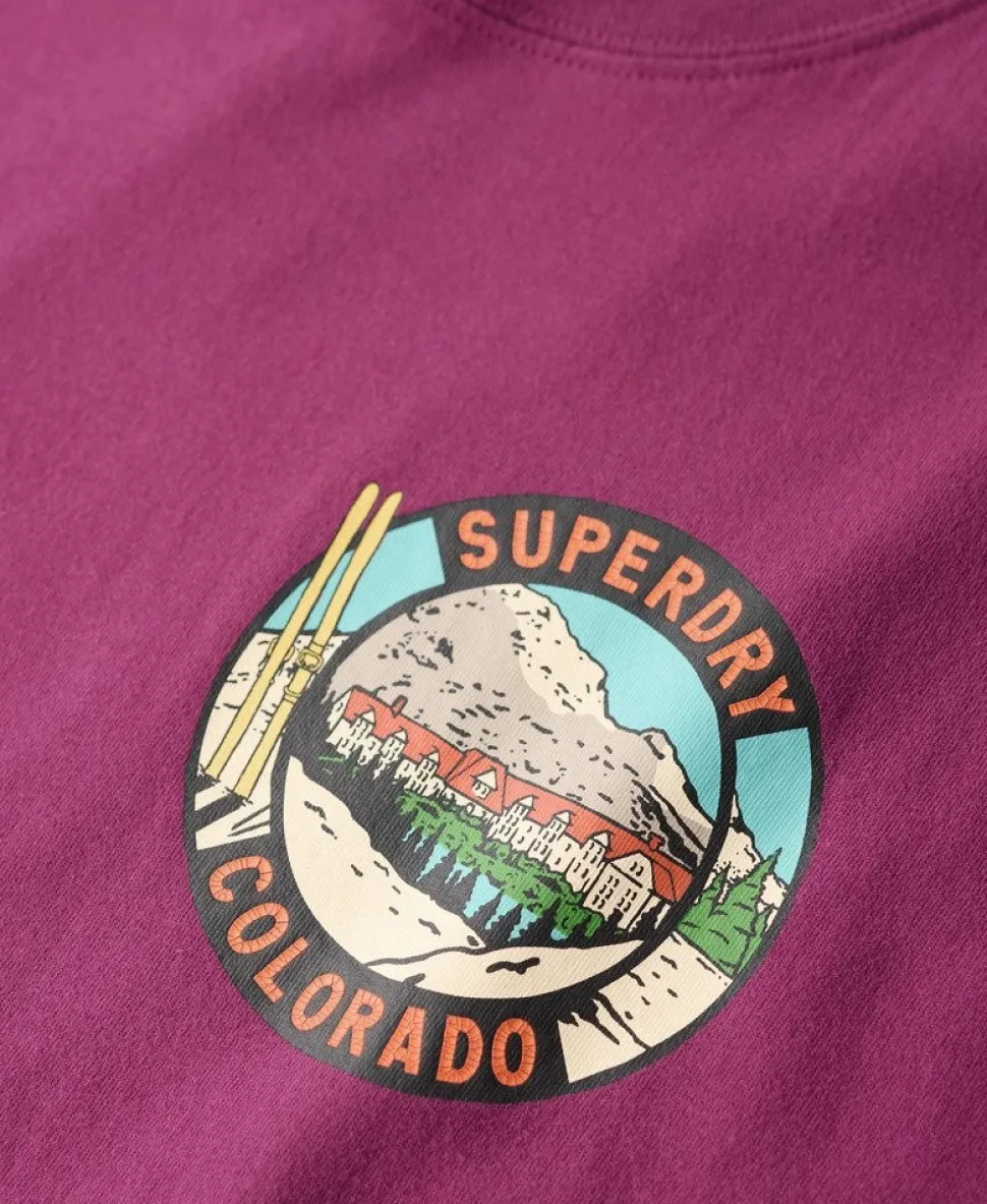 Travel Postcard Chest Print T-Shirt