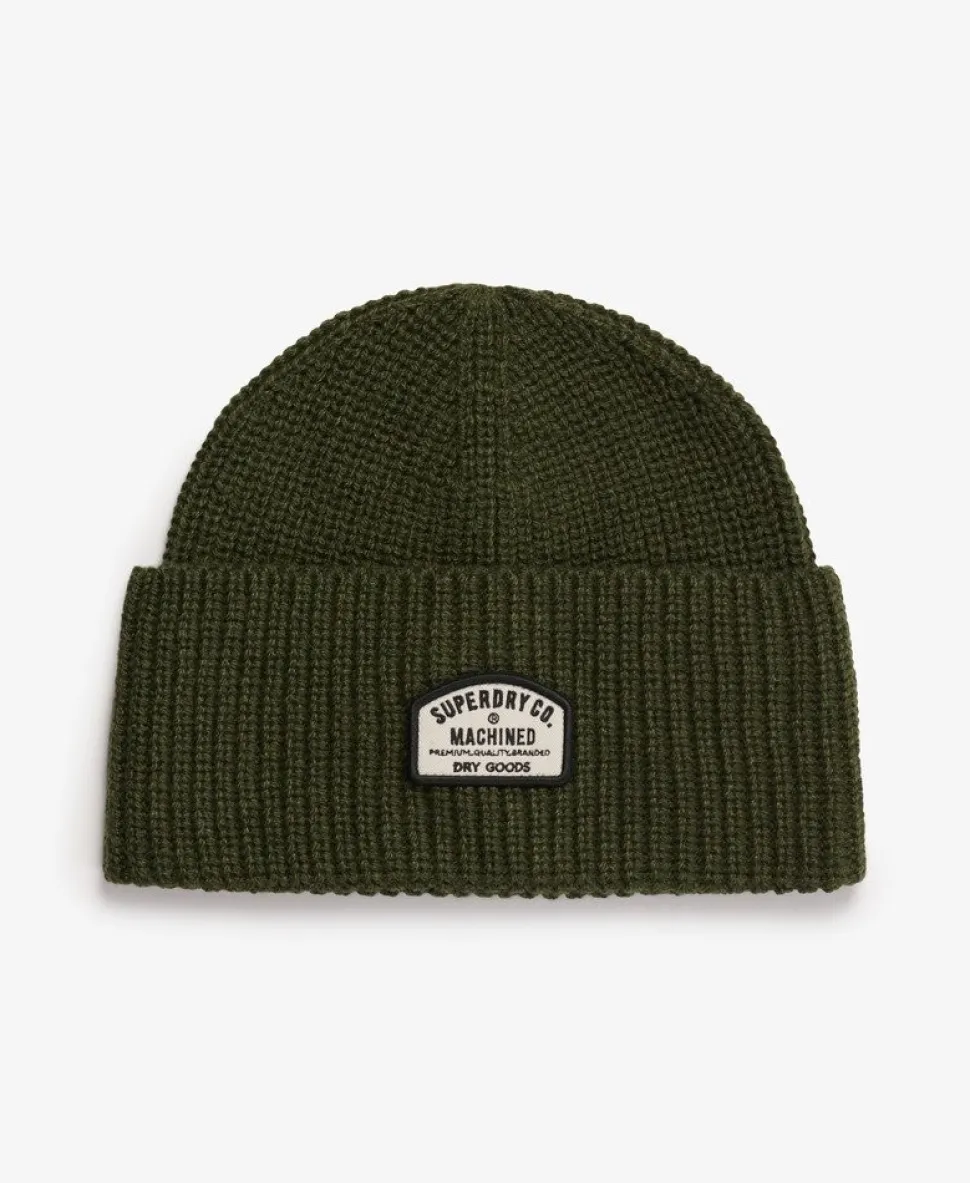 Trucker Knitted Beanie Hat