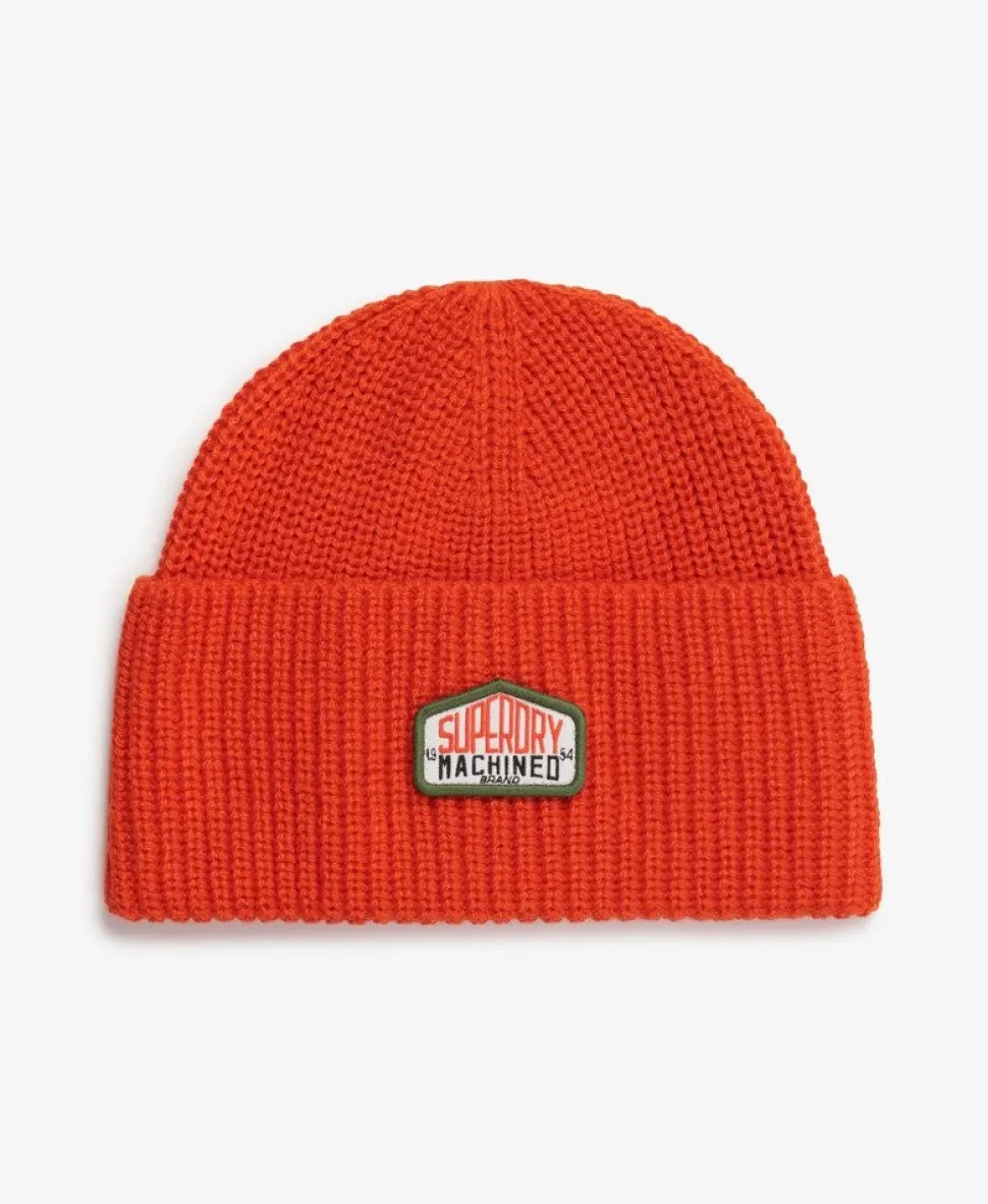 Trucker Knitted Beanie Hat