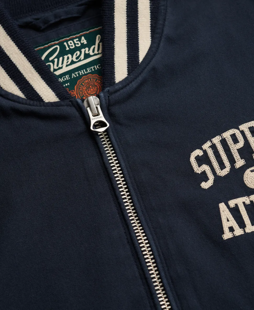 Twill Varsity Bomber Jacket