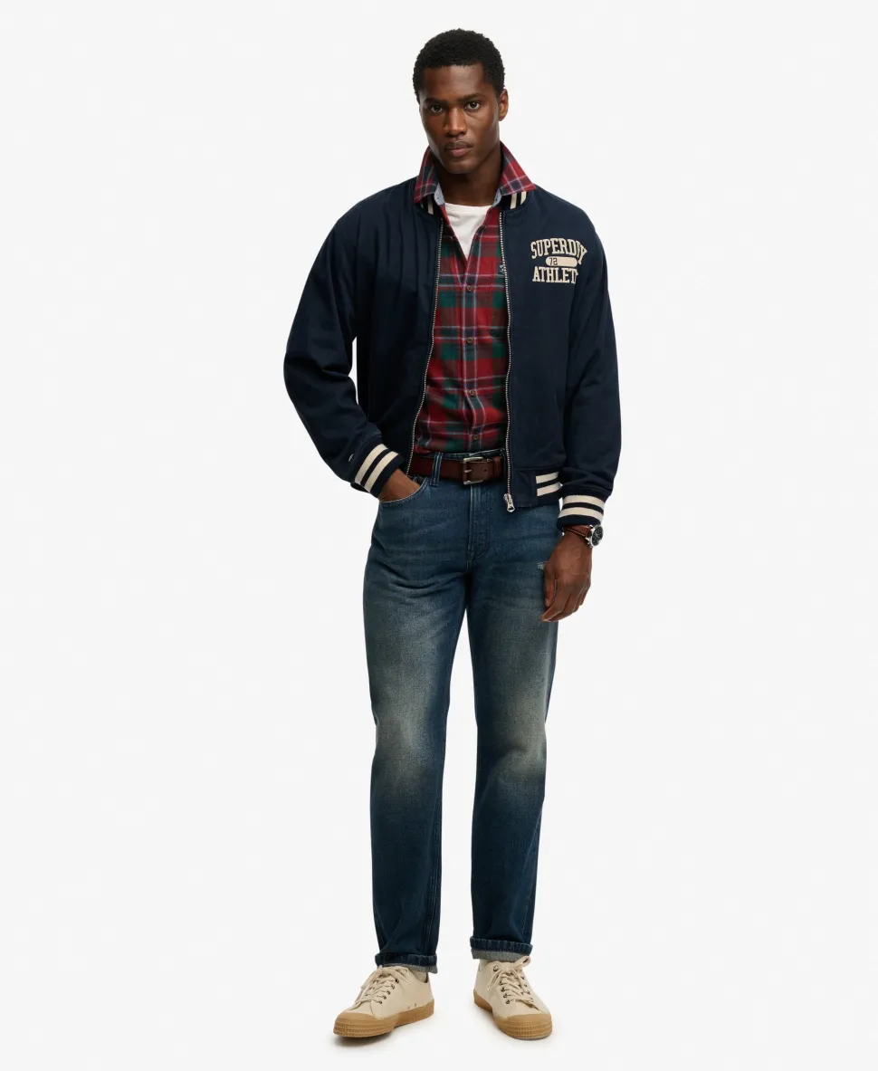 Twill Varsity Bomber Jacket
