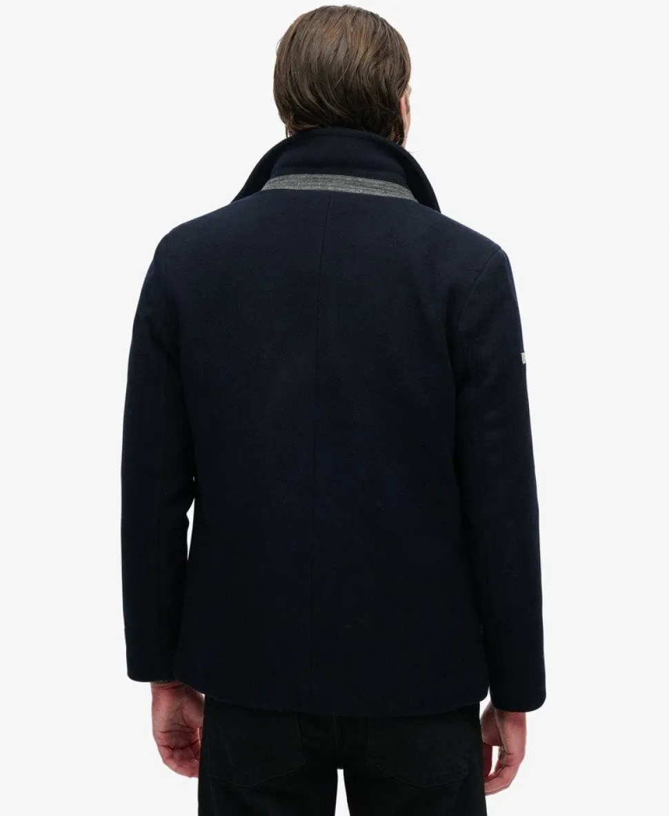 Two In One Wool Pea Coat