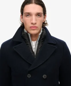 Two In One Wool Pea Coat