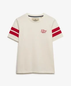 Varsity Stripe Script T-Shirt