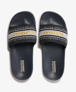 Vegan Webbing Pool Sliders