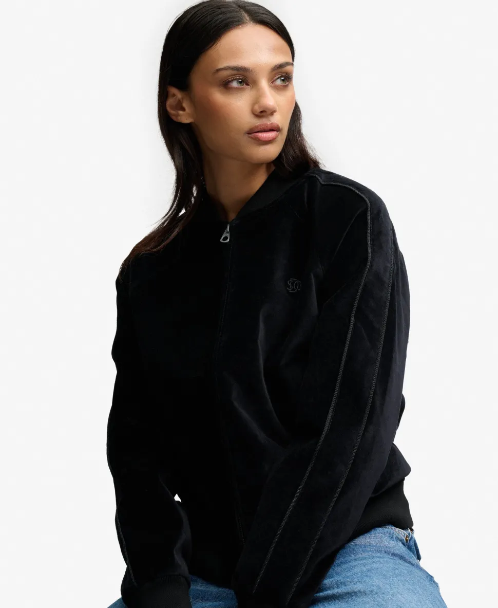 Velvet Bomber Jacket