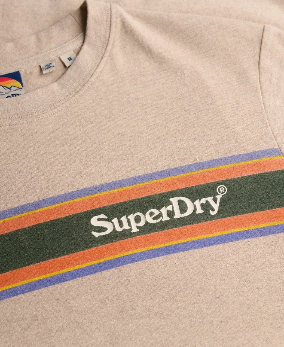 Venue Logo Stripe Relaxed T-Shirt