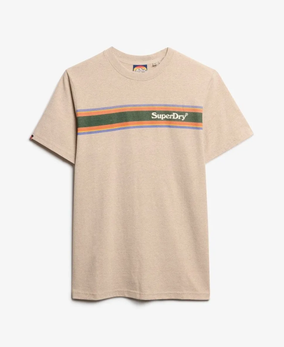 Venue Logo Stripe Relaxed T-Shirt