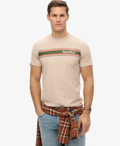 Venue Logo Stripe Relaxed T-Shirt