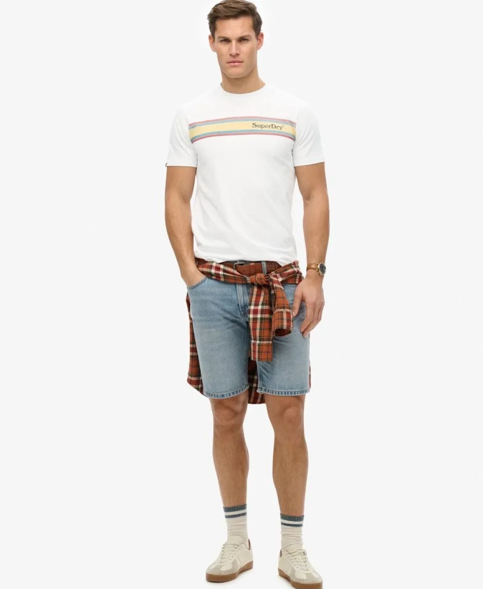 Venue Logo Stripe Relaxed T-Shirt