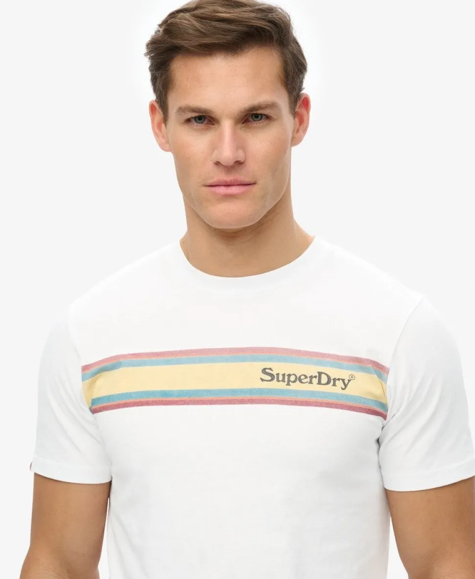 Venue Logo Stripe Relaxed T-Shirt