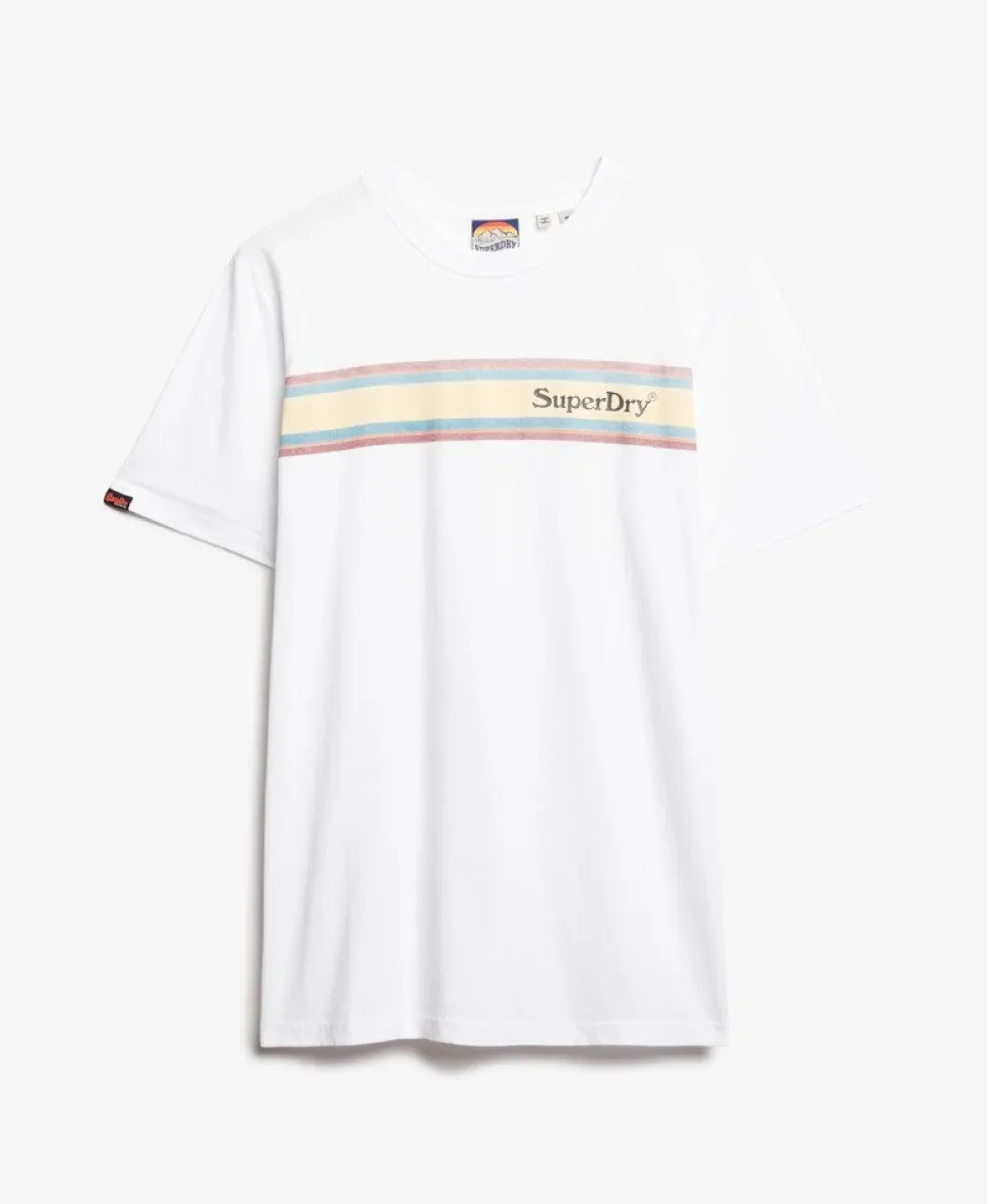 Venue Logo Stripe Relaxed T-Shirt