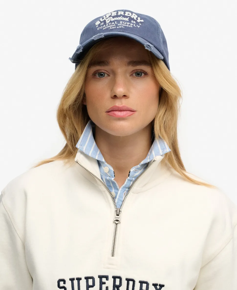 Vintage Applique Baseball Cap