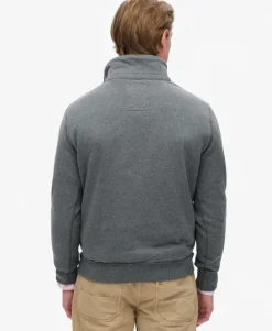 Vintage Athletic Half Button Sweatshirt