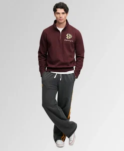 Vintage Athletic Half Zip Sweatshirt