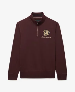 Vintage Athletic Half Zip Sweatshirt