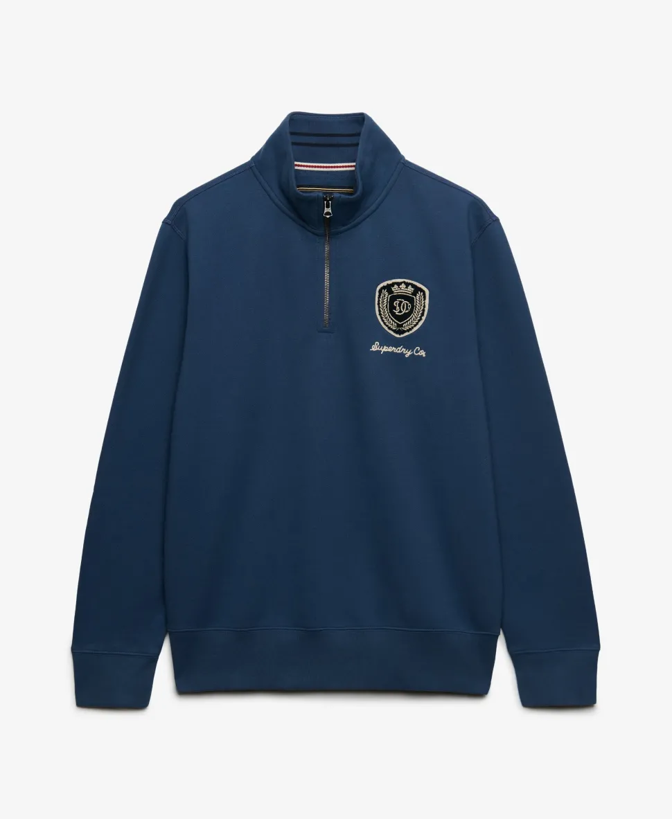 Vintage Athletic Half Zip Sweatshirt