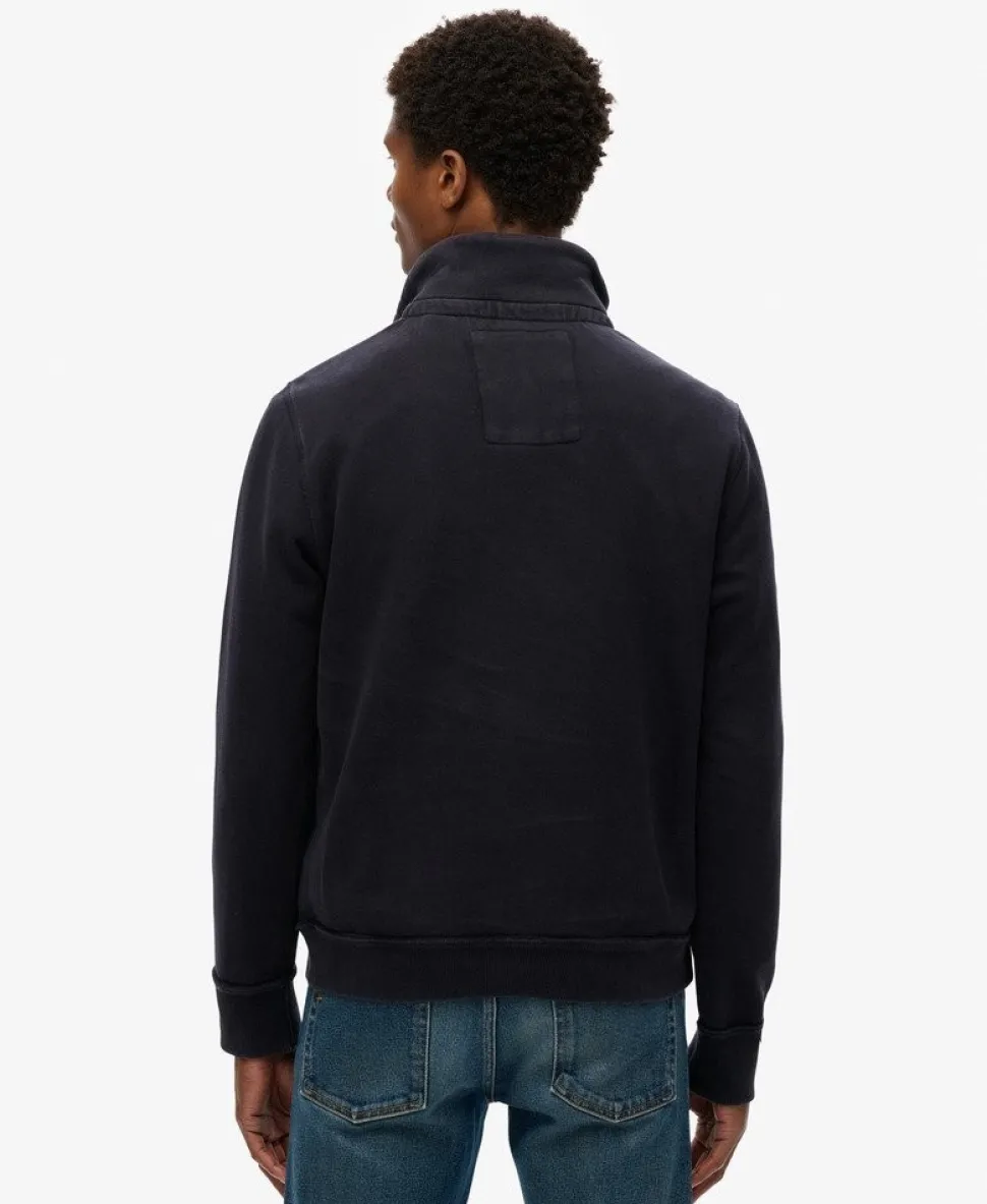 Vintage Athletic Henley Sweatshirt