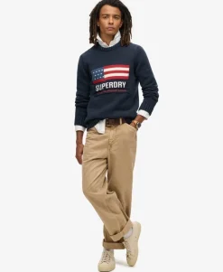 Vintage Athletic Knit Jumper