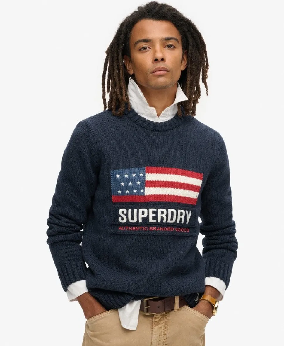 Vintage Athletic Knit Jumper
