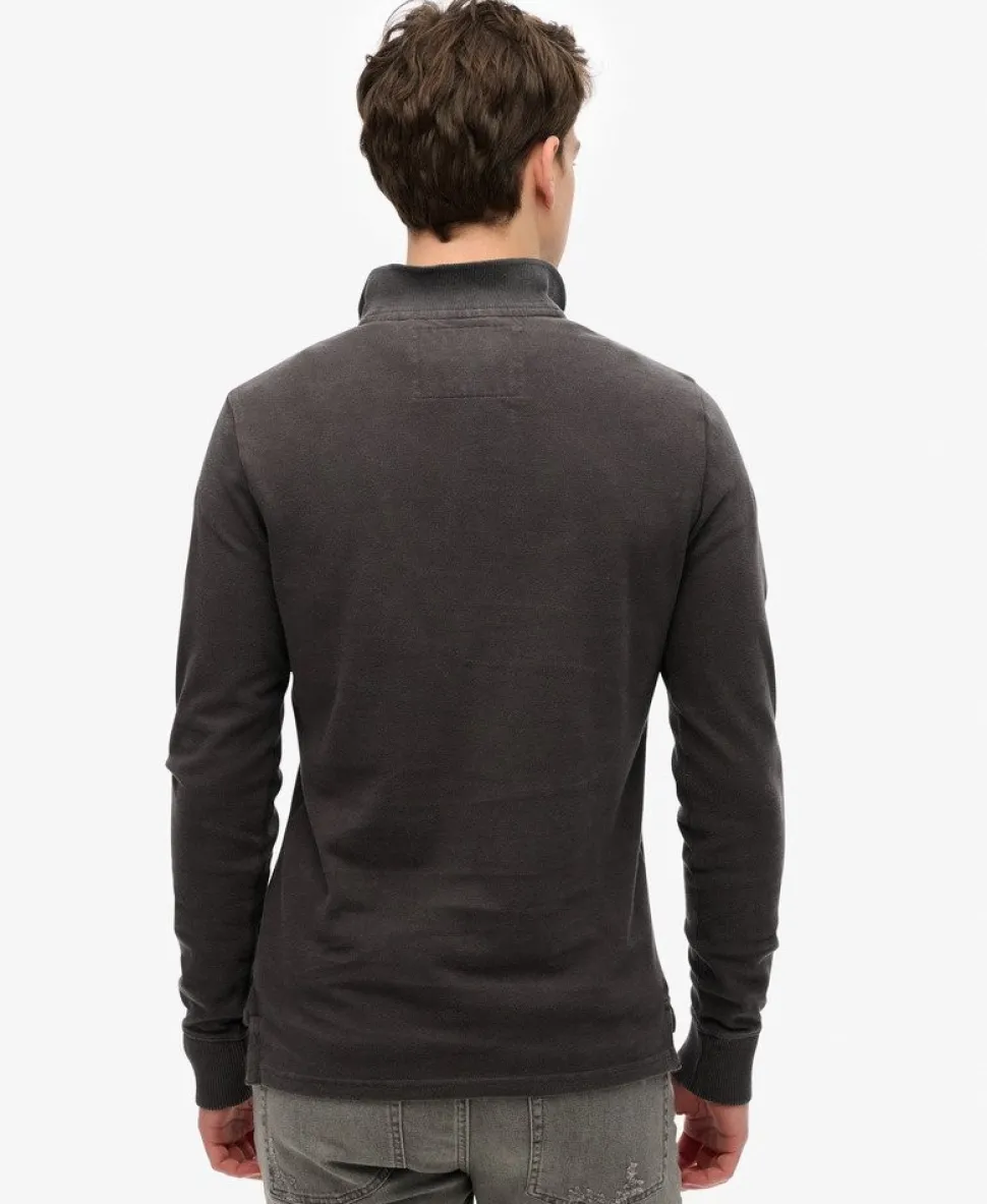 Vintage Athletic Long Sleeve Polo Shirt