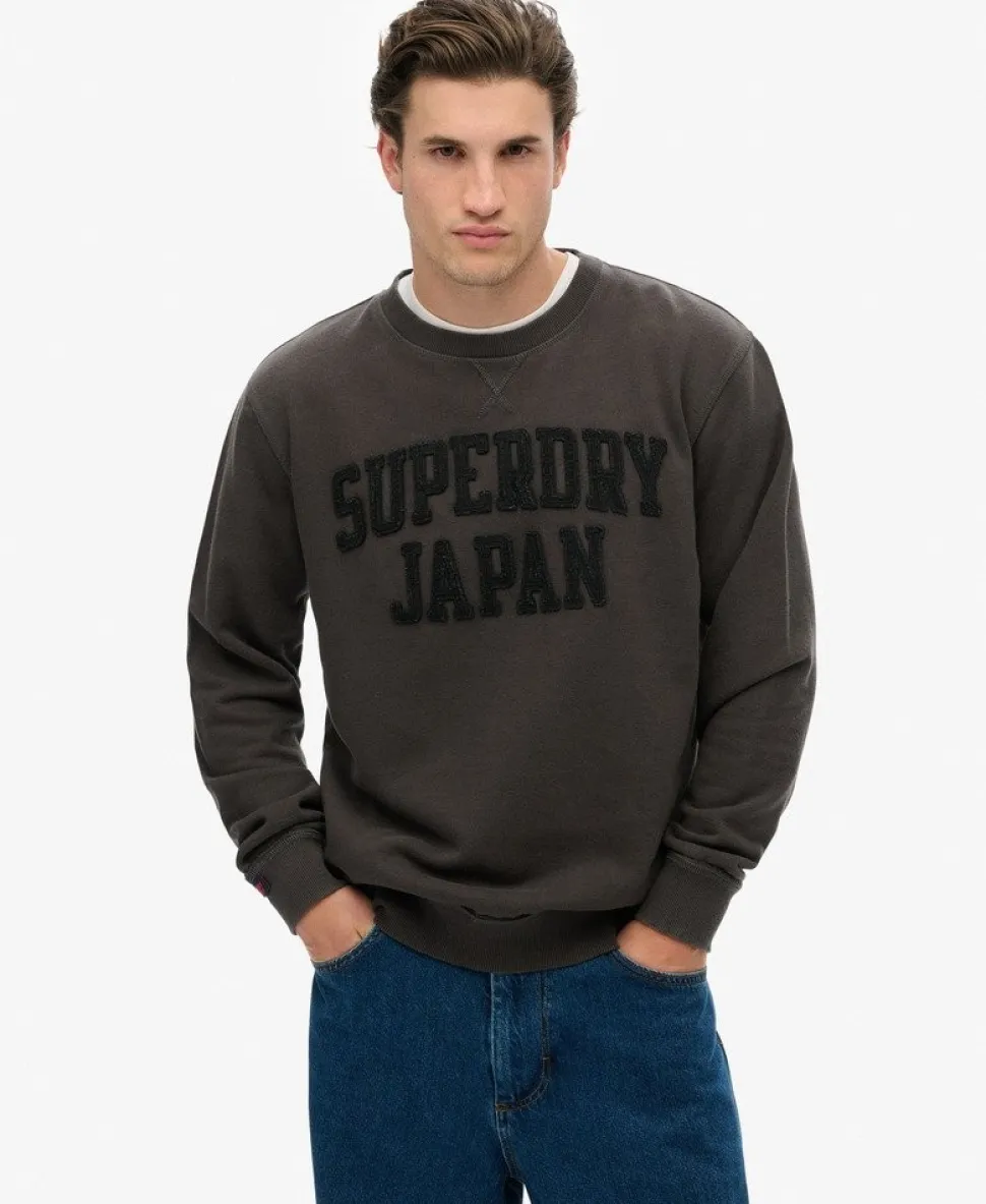 Vintage Athletic Tonal Crew Sweatshirt