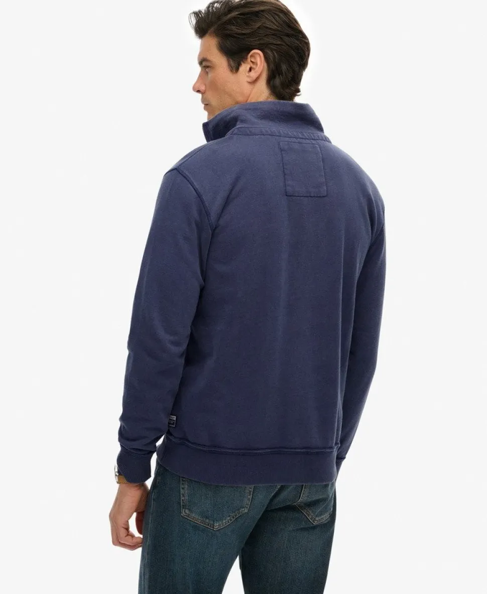 Vintage Athletic Zip Half-Zip Jumper